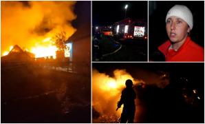 "A ars tot. Toată munca lui de 20 de ani". Dezastru în Bistrița-Năsăud, vâlvătaia s-a văzut de la zeci de kilometri distanţă