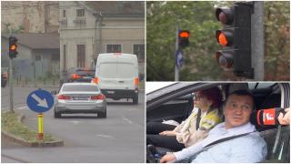 EXPERIMENT. Cât timp pierd şoferii în trafic din cauza lipsei semaforizării inteligente: "Aşa e în tot Bucureştiul"