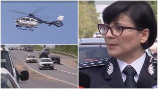 Razie uriaşă pe drumul spre mare. Traficul a fost monitorizat de la înălţime de un elicopter al Poliţiei. Sute de şoferi vitezomani s-au ales cu amenzi