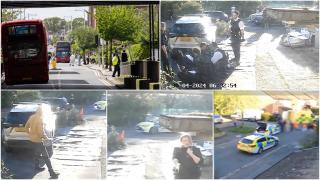 Momentul în care ucigașul din Londra este capturat. Înainte să-și atace victimele, le întreba dacă sunt credincioase: "Crezi în Dumnezeu?"