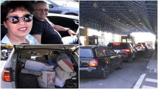 Forfotă mare în vămile din vestul țării. Dacă românii din diaspora se întorc acasă, cei din țară pleacă în vacanță în țări precum Italia sau Austria