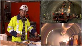 "Eroii" necunoscuți ai Autostrăzii Sibiu-Pitești. Români, croați, slovaci, austrieci și nemți au mâncat sarmale, ouă roșii şi cozonac printre excavatoare