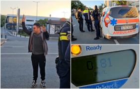 "Ai şi tu o mamă". De la festinul de Paşte, în ambulanţa de serviciu: Şoferul prins cu o alcoolemie de 0.81 s-a ales cu dosar penal şi pentru că a refuzat să i se ia probe biologice