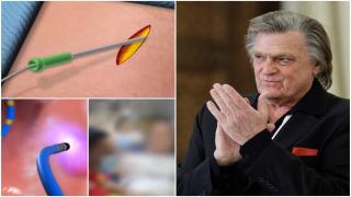 ANIMAŢIE. Florin Piersic se pregăteşte de o nouă operaţie importantă. Primul mesaj transmis de pe patul de spital