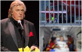 Florin Piersic, primul mesaj după ce a fost transferat la Spitalul Matei Balș din Capitală. Medicii trebuie să îi stabilească tratamentul în orele următoare