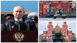 De ce nu mai aduc ruşii tancuri în Piaţa Roşie la parada militară de 9 mai. Şi anul acesta au defilat doar cu legendarul T-34