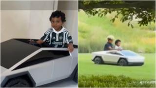 Fiul cel mic al lui Kim Kardashian, cadou aniversar de proporții. A primit o mașină Cybertruck de jucărie de la Tesla, în valoare de 1.500 de dolari