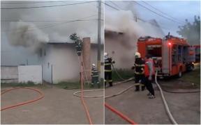 Incendiu puternic lângă stadionul Siret din Suceava. Norii groşi de fum, observaţi de la kilometri distanţă. Mai mulţi localnici au sunat speriaţi la 112