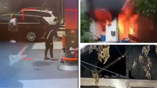 Răzbunare odioasă a unui bărbat din Otopeni. A dat foc terasei unor prieteni, iar când aceştia a vrut să stingă focul i-a stropit şi pe ei cu benzină