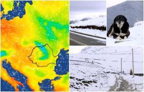 O masă de aer rece deasupra României a readus iarna în unele zone. De când revine căldura