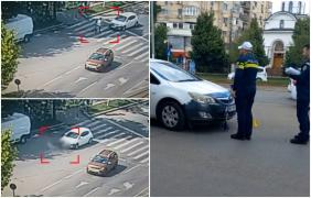 Filmul accidentului din Capitală, unde o bunică şi nepotul său au fost călcaţi de o şoferiţă pe trecerea de pietoni: "Era cu ochii în telefon şi cu o mână pe volan"