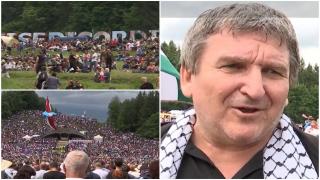 Pelerinajul de la Şumuleu-Ciuc. Unii credincioşi au venit pe jos tocmai din Austria, pe un traseu în formă de cruce. "Sufleteşte e o mare realizare"