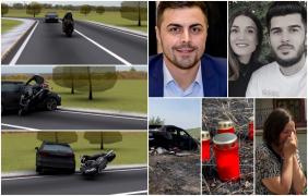 ANIMAŢIE. "Nu pot să vă spun ce am văzut, băiatul ardea". Trei prieteni, cursă nebună spre moarte. Soţia unuia dintre ei şi-a salvat viaţa, refuzând să urce pe motor