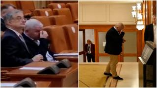 Bătaie în Parlament. Dan Vîlceanu, acuzat că l-a lovit cu genunchiul în nas pe Florin Roman. VIDEO