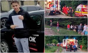 Băiat de 16 ani, destin curmat între Petriș și Dealul Negru, în Bistriţa. A sfârşit după o cursă cu maşina familiei, alături de șapte prieteni