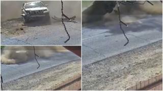 N-a oprit la semnalul polițiștilor, dar și-a făcut mașina praf imediat după. Șoferul băut s-a izbit cu autoturismul de un cap de pod, în Neamț