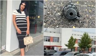 O grenadă a fost găsită atârnată de clanţa porţii Andreei Tonciu. Sora vedetei a crezut că e o glumă şi a aruncat-o în stradă