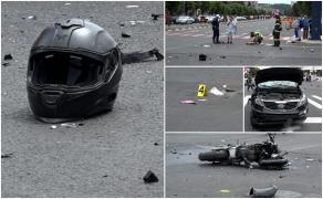 "I-a tăiat calea". Un tânăr motociclist a murit nevinovat, spulberat de un şofer care nu i-a acordat prioritate. Tragedia din Deva a fost filmată