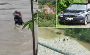 Cei trei tineri, posibil români, luaţi de ape în Italia după ce au fost surprinşi îmbrăţişaţi şi neputincioşi în mijlocul puhoaielor, sunt căutaţi fără încetare