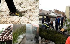 Judeţul lovit de un fenomen extrem de rar: furtuna supracelulară. "A fost ceva de neînchipuit"