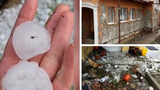 Grindină cât oul de găină adusă de furtuni năpraznice. În zona Moldovei nu s-au lansat rachetele antigridină ca să nu fie lovit un avion