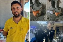 Individul care a obligat un cioban să-şi bage picioarele în găleţi cu ciment, lăsat liber. A filmat scena şi s-a lăudat cu imaginile