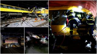Tragedie feroviară în Cehia, soldată cu 4 morţi. Camerele de supraveghere au surprins momentul dramatic în care cele două trenuri se ciocnesc