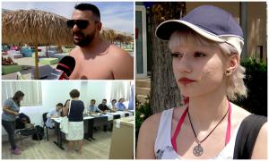 Ce cred despre vot turiştii aflaţi la mare în ziua alegerilor locale. Unii încearcă să ajungă totuşi la urne, alţii spun că "oricum nu are rost"