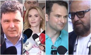 Alegeri locale 2024. Luptă strânsă pentru Capitală. Pentru ce au votat Firea, Nicușor Dan, Burduja sau Piedone