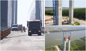 Au apărut noi fisuri şi tasări la Golden Gate-ul românesc. Drumul s-a stricat din nou şi ar putea fi reasfaltat. A treia oară