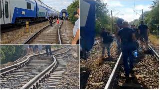 Cauza deraierii trenului care circula pe ruta Roşiori-Bucureşti. O femeie a fost rănită şi a ajuns la spital