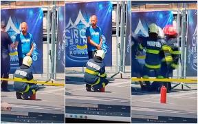 Un constănţean s-a stropit cu benzină şi a vrut să îşi dea foc în parcarea unui mall, pentru că nu şi-ar fi primit salariul