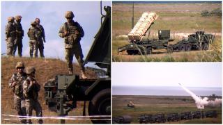 Imagini de la exercițiile militare de la Capul Midia. O rachetă Patriot trasă ne costă 4 milioane de dolari