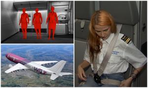 ANIMAŢIE. Cum au fost rănite stewardesele Wizz Air în timpul zborului Hamburg - Bucureşti