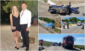 Un politician AUR şi iubita lui, morţi în accidentul din Şcheia. Motocicleta pe care se aflau a spulberat un pieton, apoi s-a înfipt într-un cap de pod