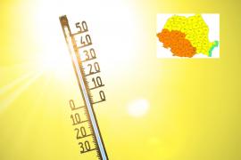Toată ţara, sub avertizări cod galben şi portocaliu de caniculă azi şi mâine. Vom resimţi temperaturi de peste 40 de grade Celsius