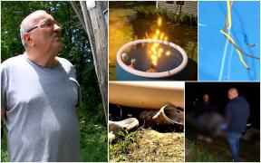 ANIMAŢIE. Un bancher şi părinţii săi au murit electrocutaţi în piscina gonflabilă. Mama a fost prima victimă, iar apoi cei doi au intrat ca să o salveze