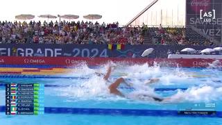 David Popovici, medalie de aur la Campionatul European de înot de la Belgrad. Joi are calificări la 200m liber, live în AntenaPLAY