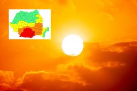 Capitala şi 8 judeţe se află, duminică, sub avertizare cod roşu de caniculă. În sudul ţării vor fi aproape 40 de grade la umbră