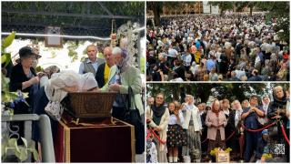 "Nu se poate să nu venim". Pelerinaj cu mii de credincioși la Sfântul Ioan cel Nou, ocrotitorul bucovinenilor. S-a stat la coadă cu orele