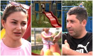 ANIMAŢIE. Cum s-a rupt toboganul din Timiş cu tot cu fetiţa din el. Mărturiile părinţilor, şocaţi de incident: "Mi s-au tăiat picioarele, m-a luat cu călduri!"