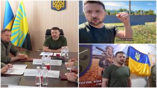 Ruşii vor să cucerească New York-ul din Doneţk. Volodimir Zelenski a vizitat un punct fierbinte al frontului