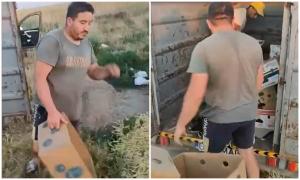 "La gunoi, na! Decât la samsari!" Afacerile care se duc pe apa sâmbetei: Gabriel a aruncat 5 tone de fasole în şanţ, ajuns în pragul disperării