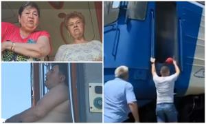 Filmul de coşmar al unei călătorii cu trenul vara, pe caniculă: întârzieri pe bandă rulantă. "Veniţi înăuntru, să vedeţi cuptor"