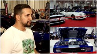 Automobile de lux, retro sau tunate la ROMEXPO. Vedetele, un Camaro din anii '70 și un Maybach