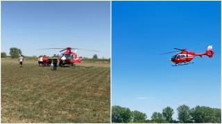 Un paraşutist, grav rănit după ce a căzut la aterizare pe Aerodromul Clinceni