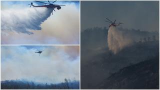 Lovitură pentru românii care merg în vacanţă în Grecia. Cea mai importantă autostradă, închisă din cauza incendiilor de vegetaţie de lângă Atena