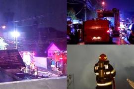 Şase case mistuite de foc în Sectorul 2 al Capitalei. Doi soţi scoşi în ultima clipă din flăcări de un vecin