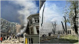 Atac rar cu rachete lansat de Rusia, pe timp de zi, asupra Ucrainei. Un spital de copii din Kiev, lovit. 20 morţi şi 50 de răniţi. FOTO şi VIDEO