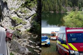 Un bărbat de 51 de ani, la un pas de moarte pentru o fotografie. A căzut în gol de la 6 metri în Cheile Bicazului